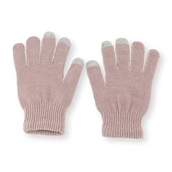 Foto van Orange85 gebreide handschoenen - touchscreen - beige - dames en heren - winter - unisex