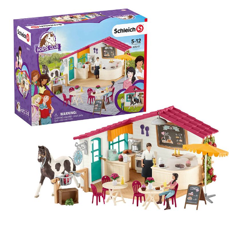 Foto van Schleich paarden ruiter café 42519