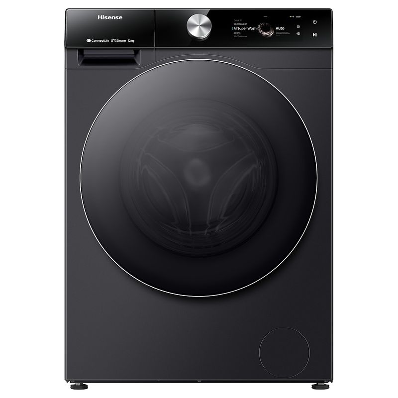 Foto van Hisense wf7s1247bb wasmachine zwart