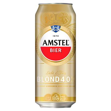 Foto van Amstel blond blik 500ml bij jumbo