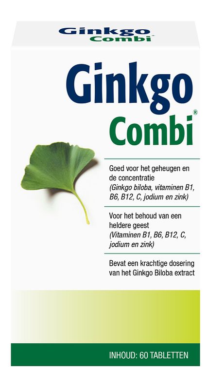 Foto van Leef vitaal ginkgo combi tabletten