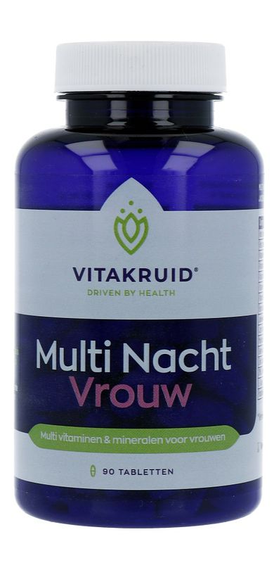 Foto van Vitakruid multi nacht vrouw tabletten