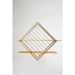 Foto van Dknc- plank - metaal - 72.5x25x57cm - goud