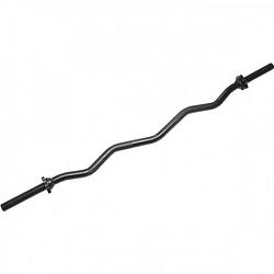 Foto van Gorilla sports ez curl stang - halterstang - barbell - 120 cm - 30 mm - incl.