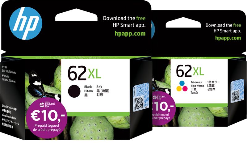 Foto van Hp 62xl cartridge combo pack