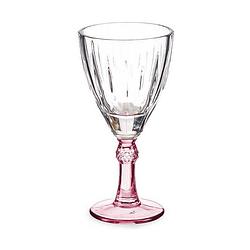 Foto van Wijnglas exotic kristal roze (275 ml)