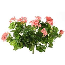 Foto van Topart kunst nep boeket geranium lichtroze 40 cm - kunstbloemen