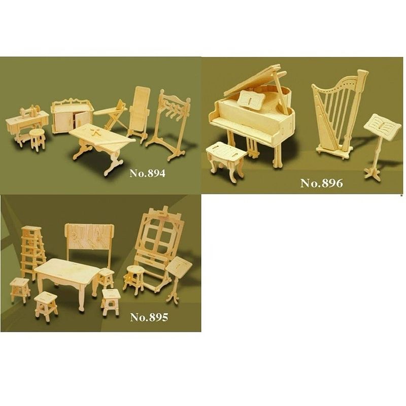 Foto van Poppenhuis meubels hobby - poppenhuisinrichting