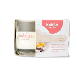 Foto van Bolsius geurkaars true scents - vanille - 8 cm