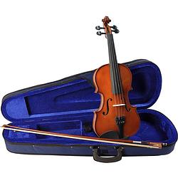 Foto van Leonardo lv-1534 basic series violin outfit 3/4 akoestische viool inclusief koffer en strijkstok