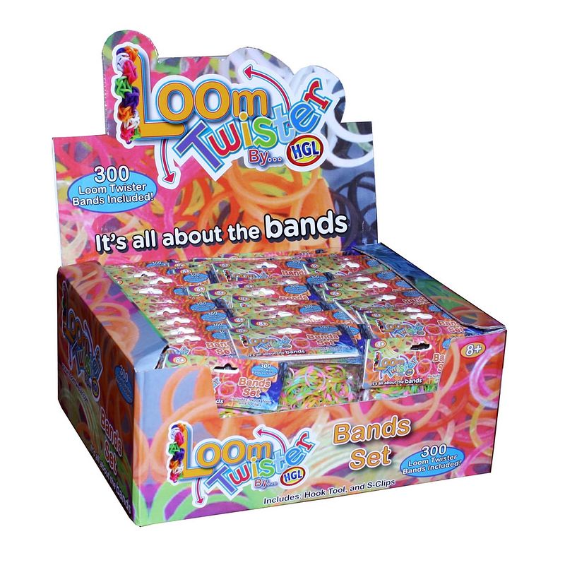 Foto van Loom twister loombandjes xxl rubber junior 14.496-delig