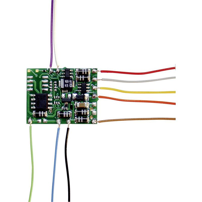 Foto van Tams elektronik 41-05421-01-c ld-w-42 mit kabeln locdecoder met kabel