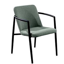 Foto van Yoi - youkou dining chair alu black/almond green