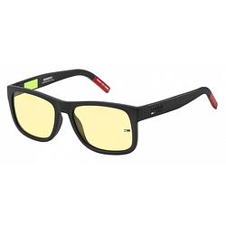 Foto van Tommy hilfiger zonnebril 0001/s unisex cat.3 nylon zwart/geel