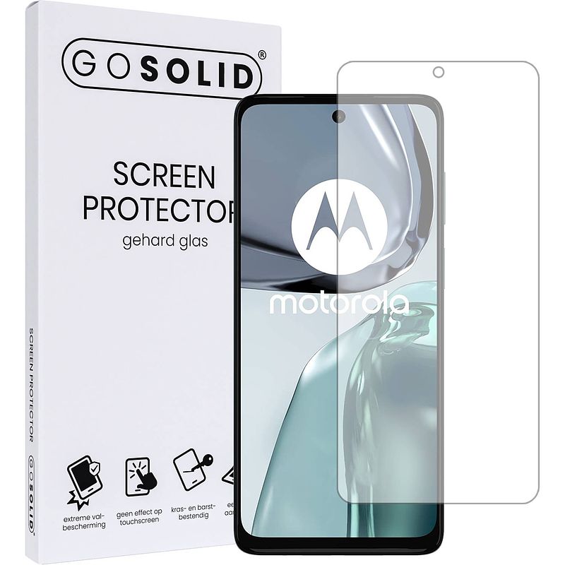 Foto van Go solid! screenprotector voor motorola moto g53 gehard glas