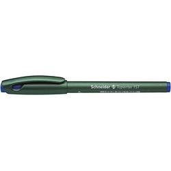 Foto van Schneider fineliner topwriter 157 0,8 mm 12 cm blauw