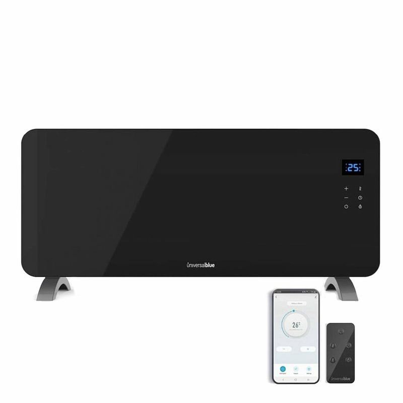 Foto van Digitale verwarming universal blue cala conta 5020b zwart 2000 w wi-fi