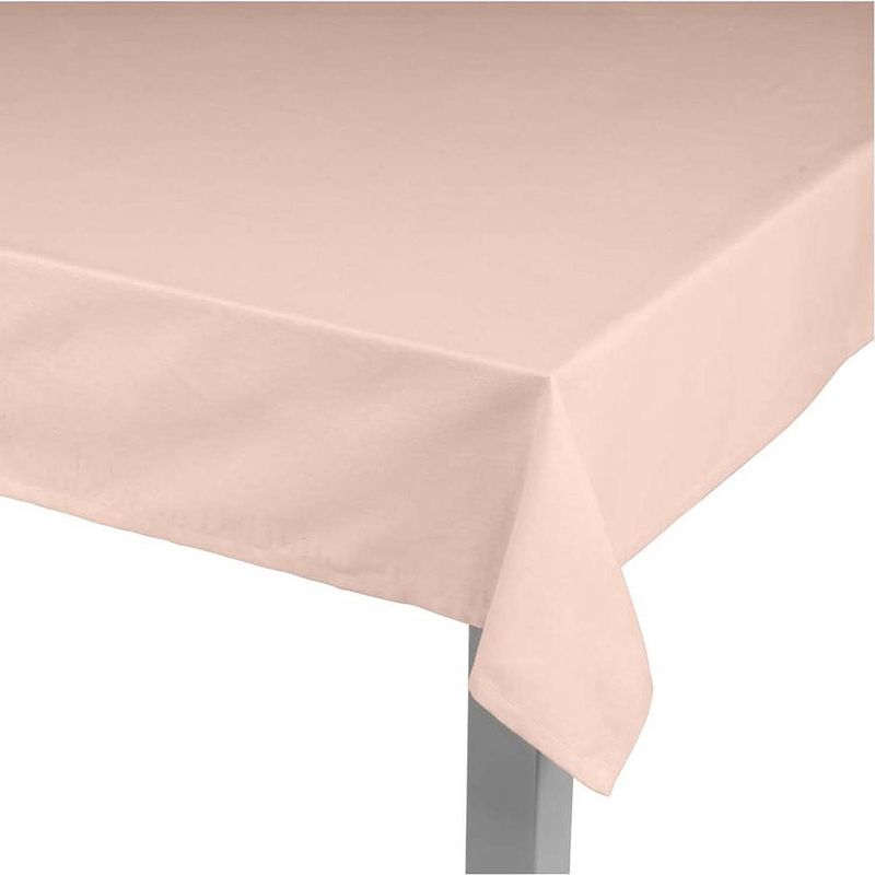 Foto van Dutch decor tafelkleed 100% katoen 150 x 250 cm - oud roze