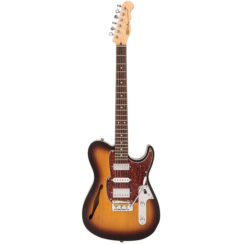 Foto van Fret-king country squire semitone deluxe original classic burst elektrische gitaar