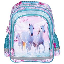 Foto van Animal pictures rugzak i love horses - 39 x 29 x 17 cm - polyester