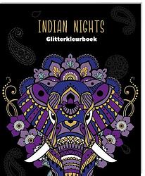 Foto van Indian nights glitterkleurboek - paperback (9789464324341)