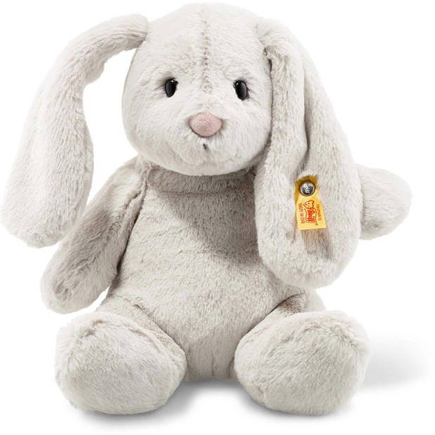 Foto van Steiff knuffel soft cuddly friends konijn hoppie, lichtgrijs