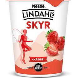 Foto van Lindahls skyr aardbei 450g bij jumbo