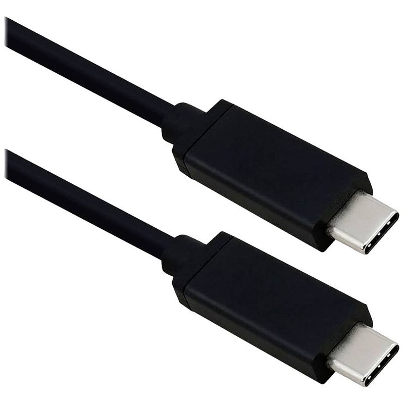 Foto van Roline usb-c-kabel usb 4.0 usb-c stekker 0.5 m zwart 11029080