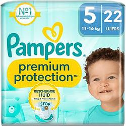 Foto van Pampers premium protection maat 5, 22 luiers bij jumbo