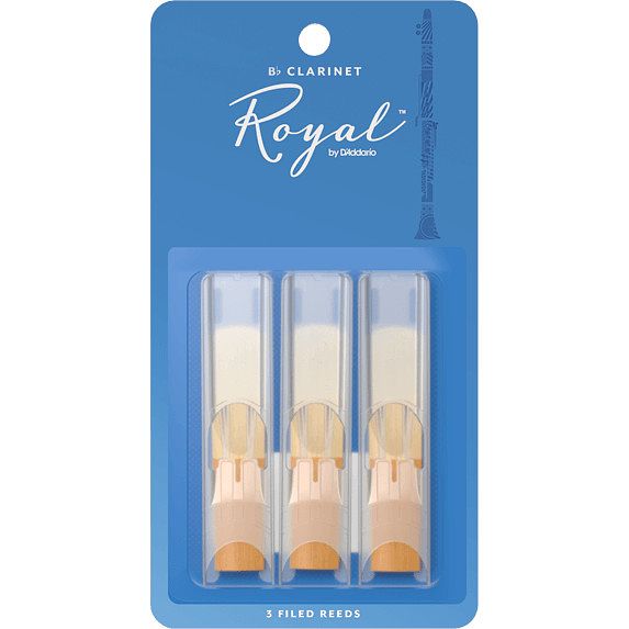 Foto van D'saddario woodwinds royal 3 rieten voor bb klarinet (3 stuks)