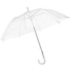 Foto van Paraplu transparant - doorzichtige paraplu - paraplu - transparante paraplu volwassenen - koepelparaplu - paraplu opvouw