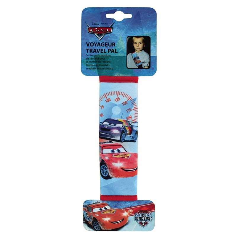 Foto van Pluche disney cars gordelhoes/gordelbeschermer 19 cm - gordelhoezen