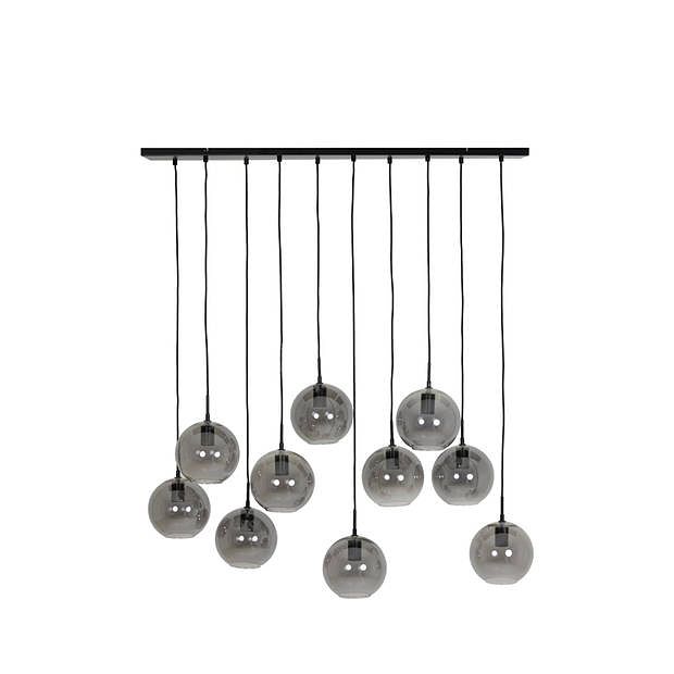 Foto van Light & living - hanglamp subar - 124x35x120 - grijs