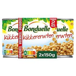 Foto van Bonduelle kikkererwten voordeelpak 2x150g bij jumbo