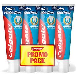 Foto van Colgate caries protection tandpasta voordeelverpakking 4 x 75ml bij jumbo