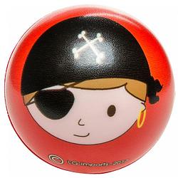 Foto van Lg-imports anti-stressbal piraten 5,5 cm rood