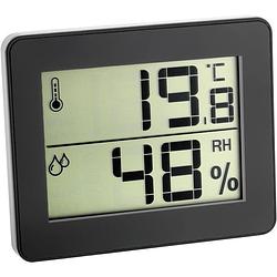 Foto van Tfa dostmann 30.5027.01 thermo- en hygrometer zwart