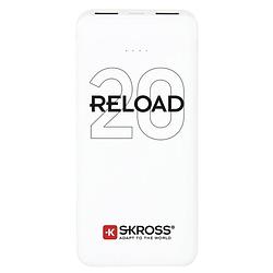 Foto van Skross reload 20 powerbank 20000 mah li-ion wit statusweergave