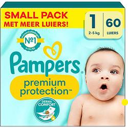 Foto van Pampers - premium protection - maat 1 - small pack - 60 stuks - 2/5 kg