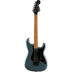 Foto van Squier contemporary stratocaster hh fr gun metal metallic elektrische gitaar