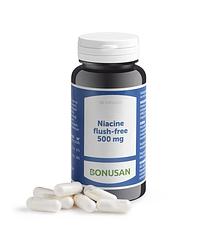 Foto van Bonusan niacine flush-free 500 mg capsules