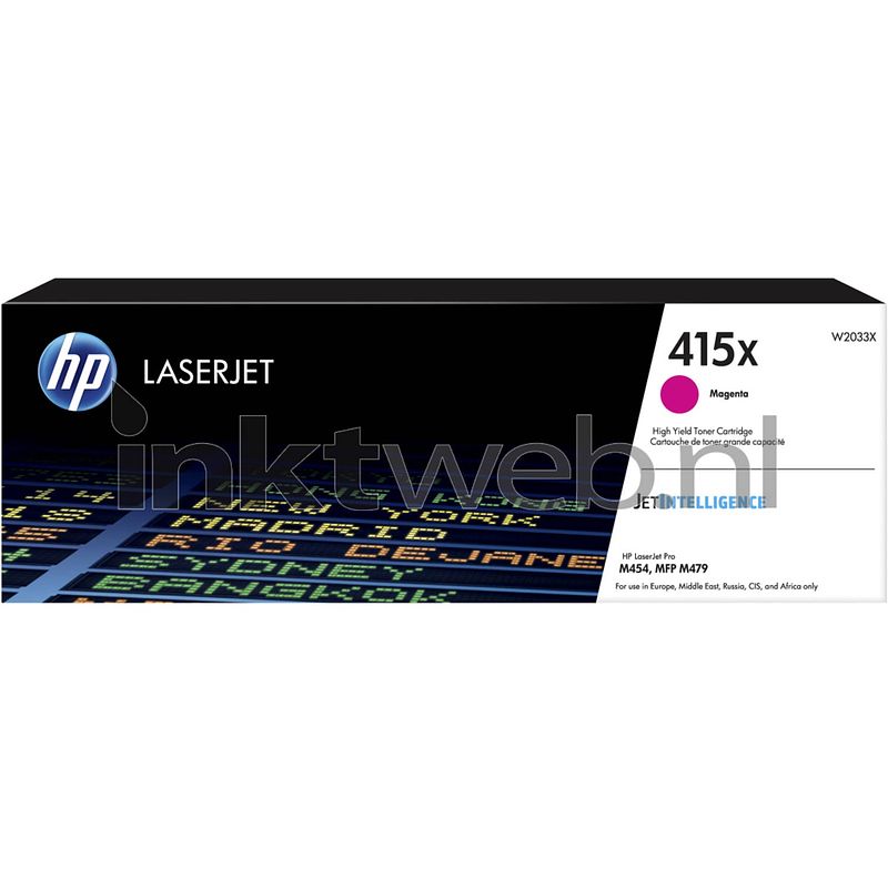 Foto van Hp 415x magenta toner