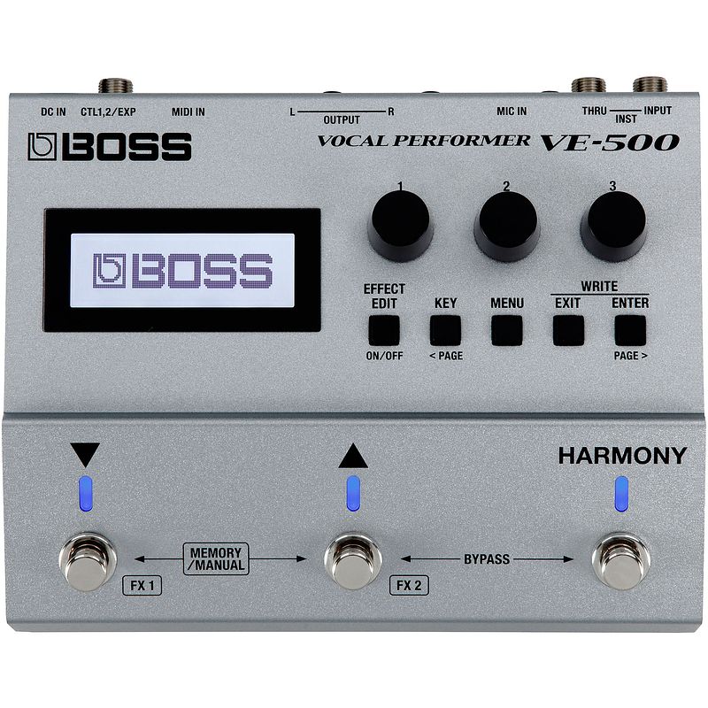 Foto van Boss ve-500 vocal performer zang effectpedaal