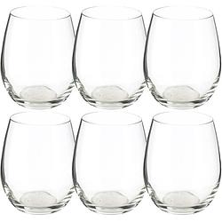 Foto van Set van 6x stuks tumbler glazen orpea 360 ml van glas - drinkglazen