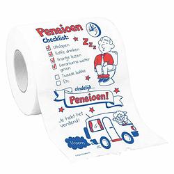 Foto van Toiletrol/wc-papier rol pensioen cadeau feestversiering/decoratie - fopartikelen