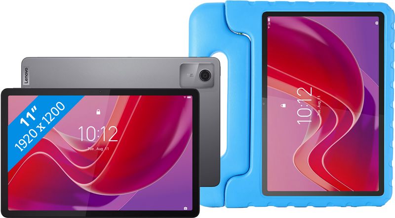 Foto van Lenovo tab m11 11 inch 128gb wifi + just in case kids cover