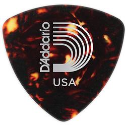 Foto van D'saddario 2csh7-10 shell-color celluloid plectra 10-pack extra heavy wide shape