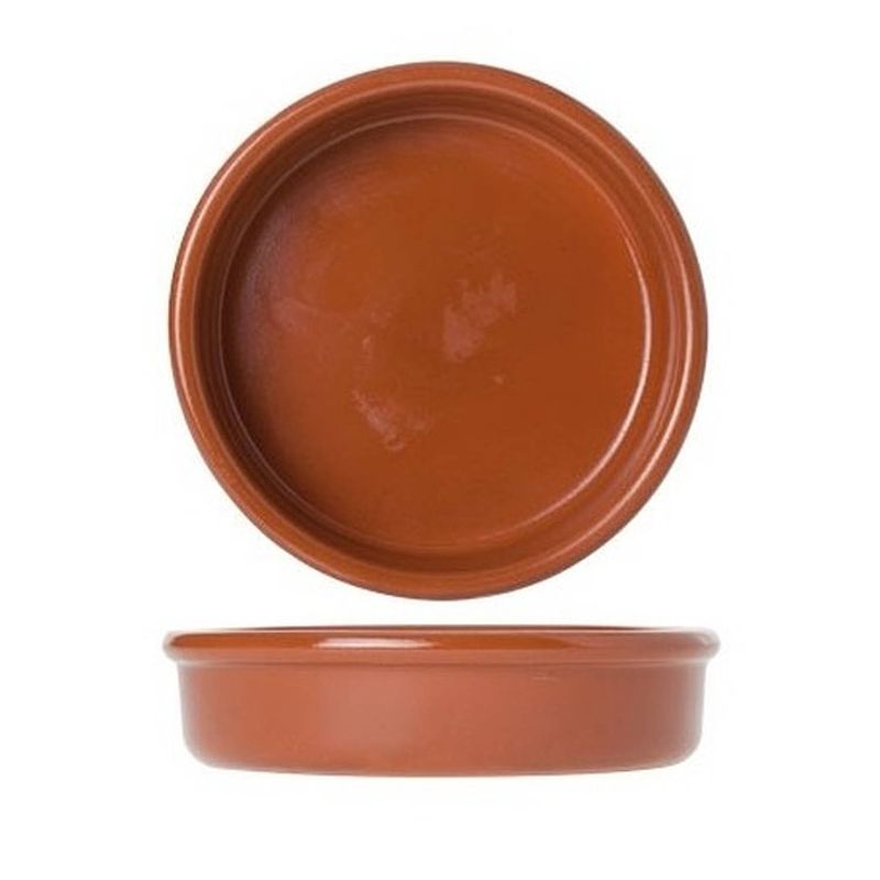 Foto van 6x luxe creme brulee schaaltjes terracotta 14 cm - serveerschalen