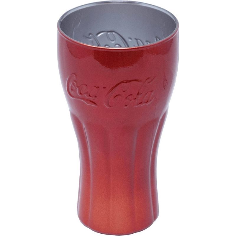 Foto van Luminarc coca cola glazen - 37 cl - rood - set-4