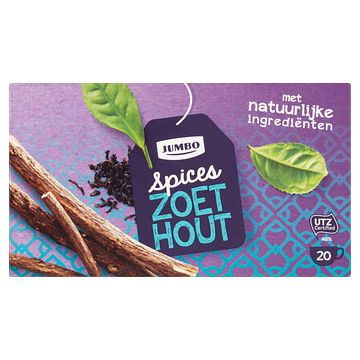 Foto van Jumbo spices zoethout 20 stuks